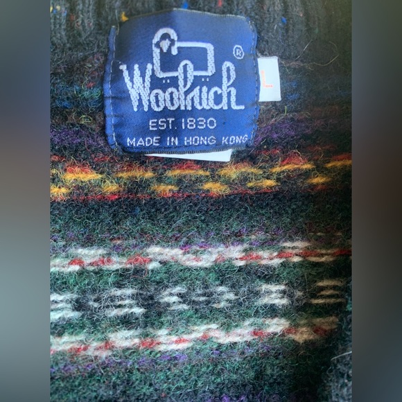 Pure Wool Woolrich 80’s Inspired Vest - Picture 3 of 4